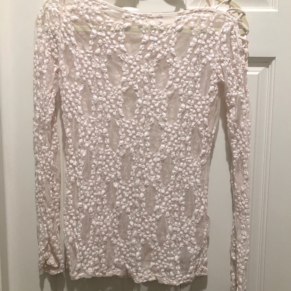 Intimately Free People - Lace/See through Fitted Top